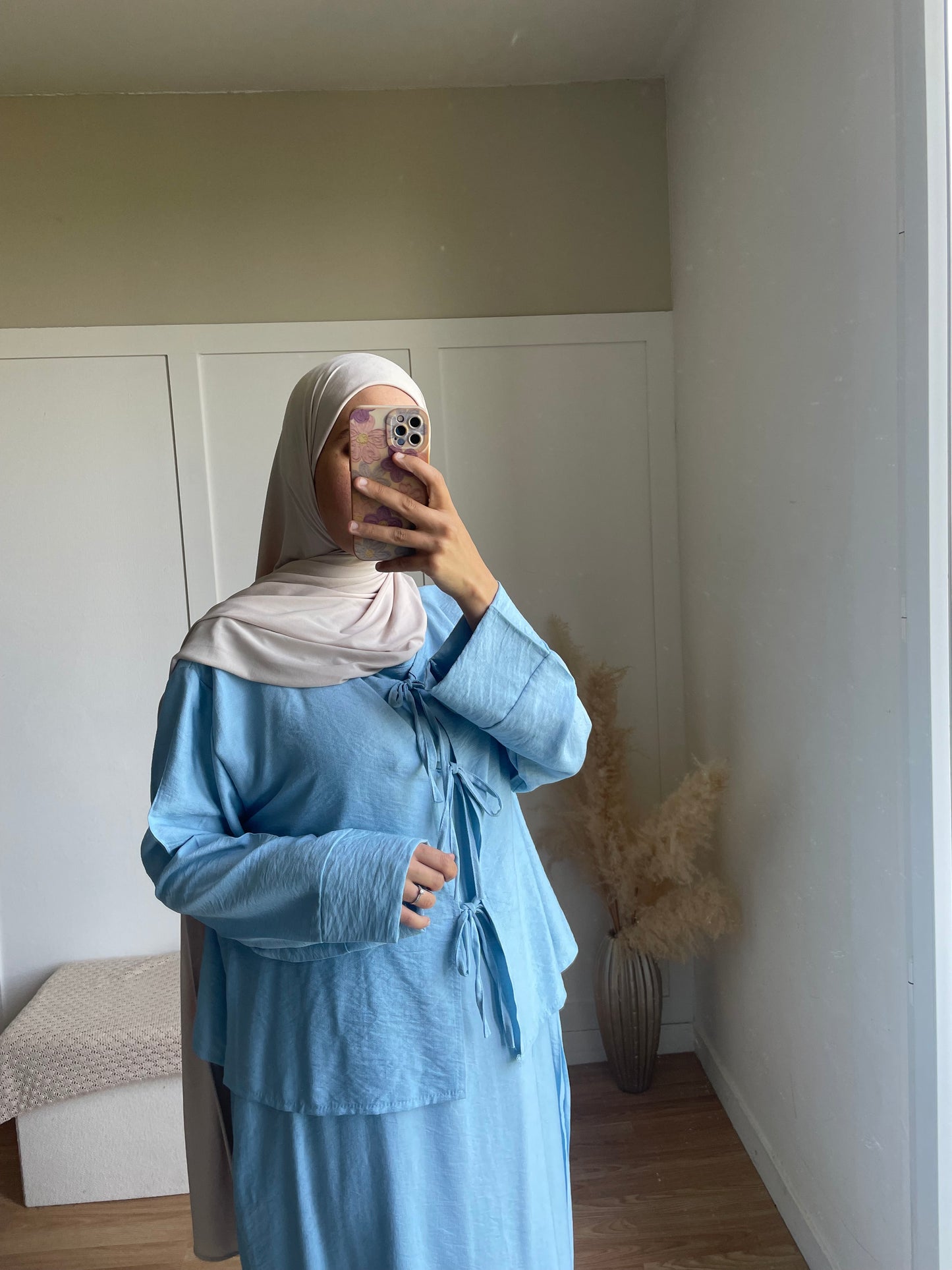 Ensemble chams | bleu ciel