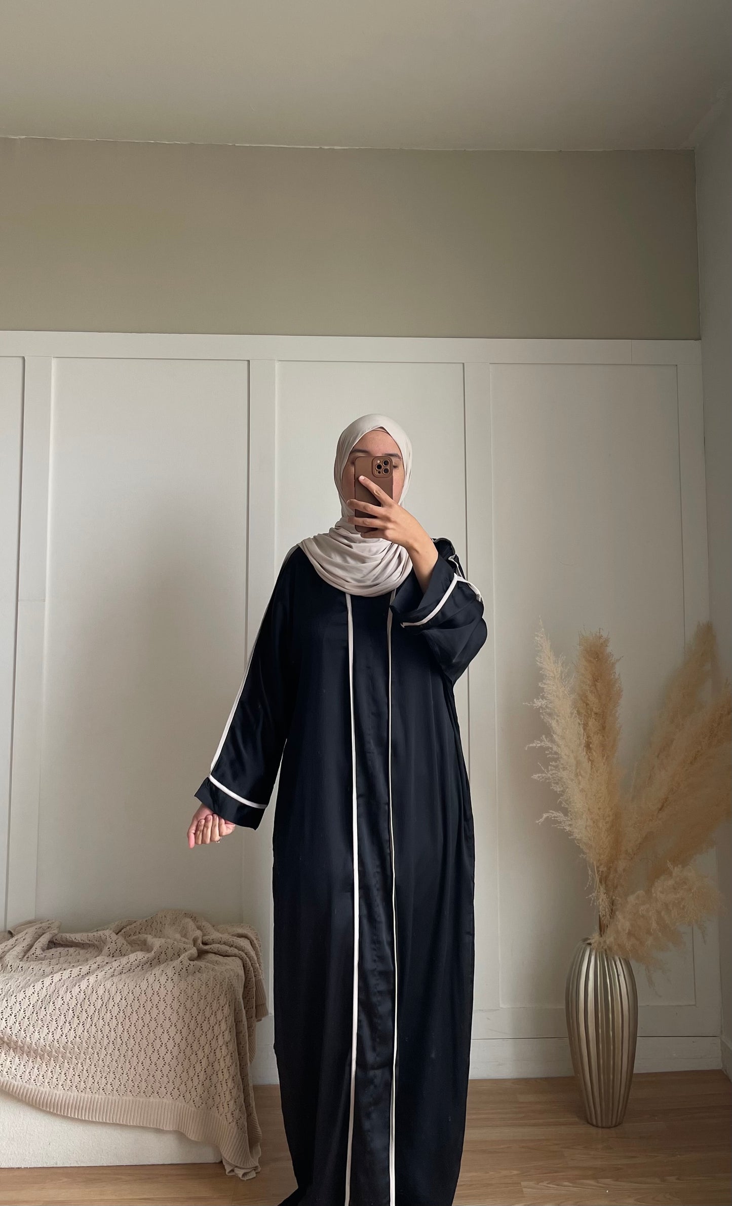Abaya Hajar | Noir