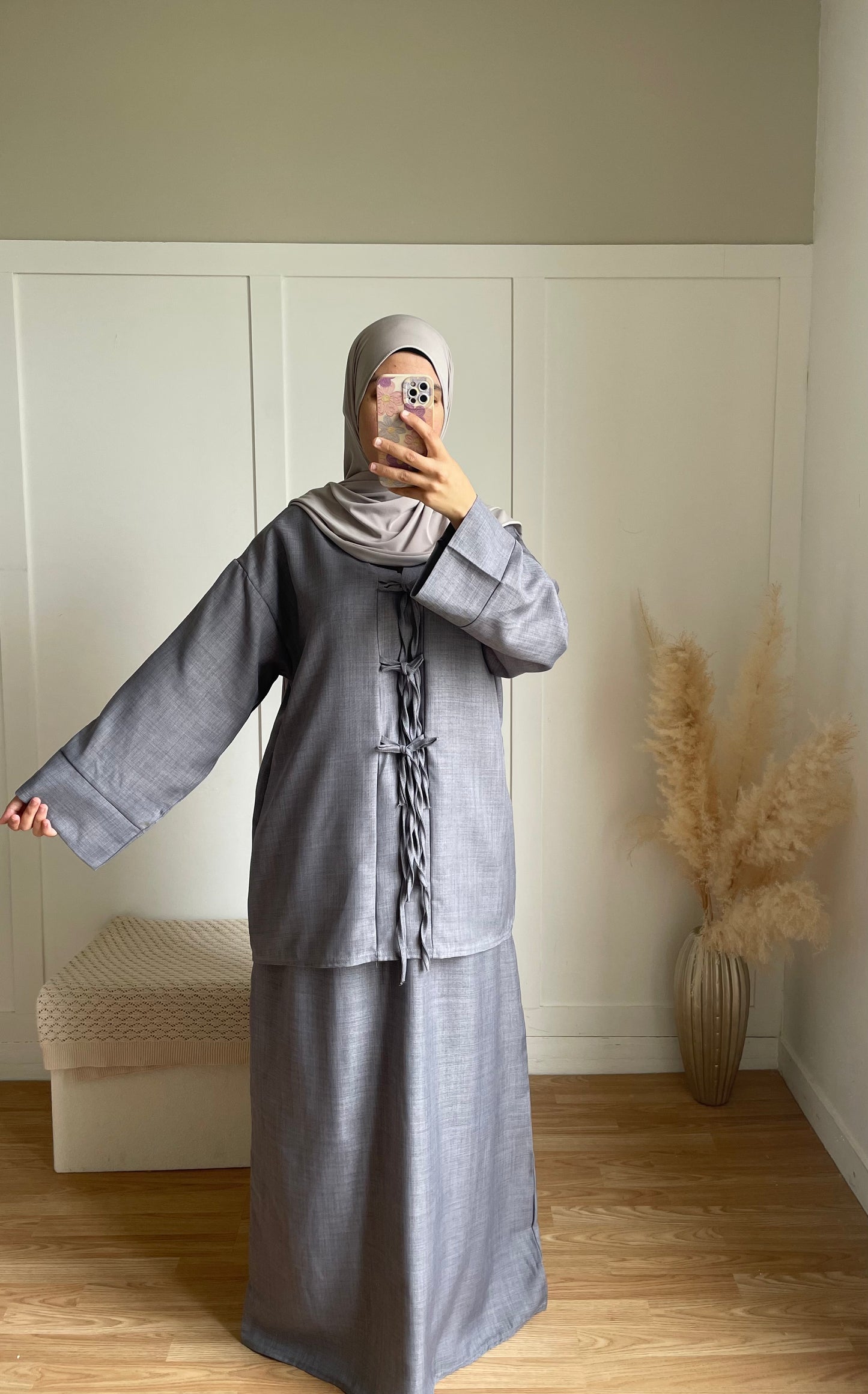 Ensemble jupe Manel | Gris