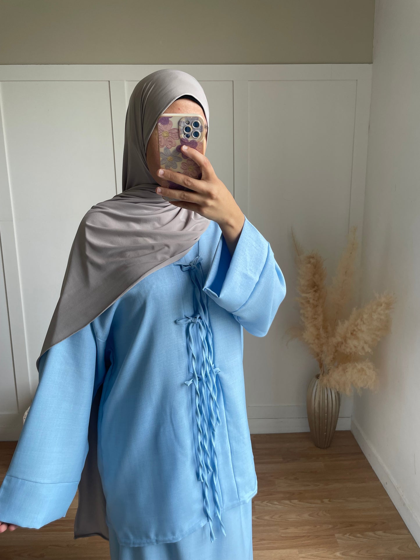 Ensemble jupe Manel | bleu ciel