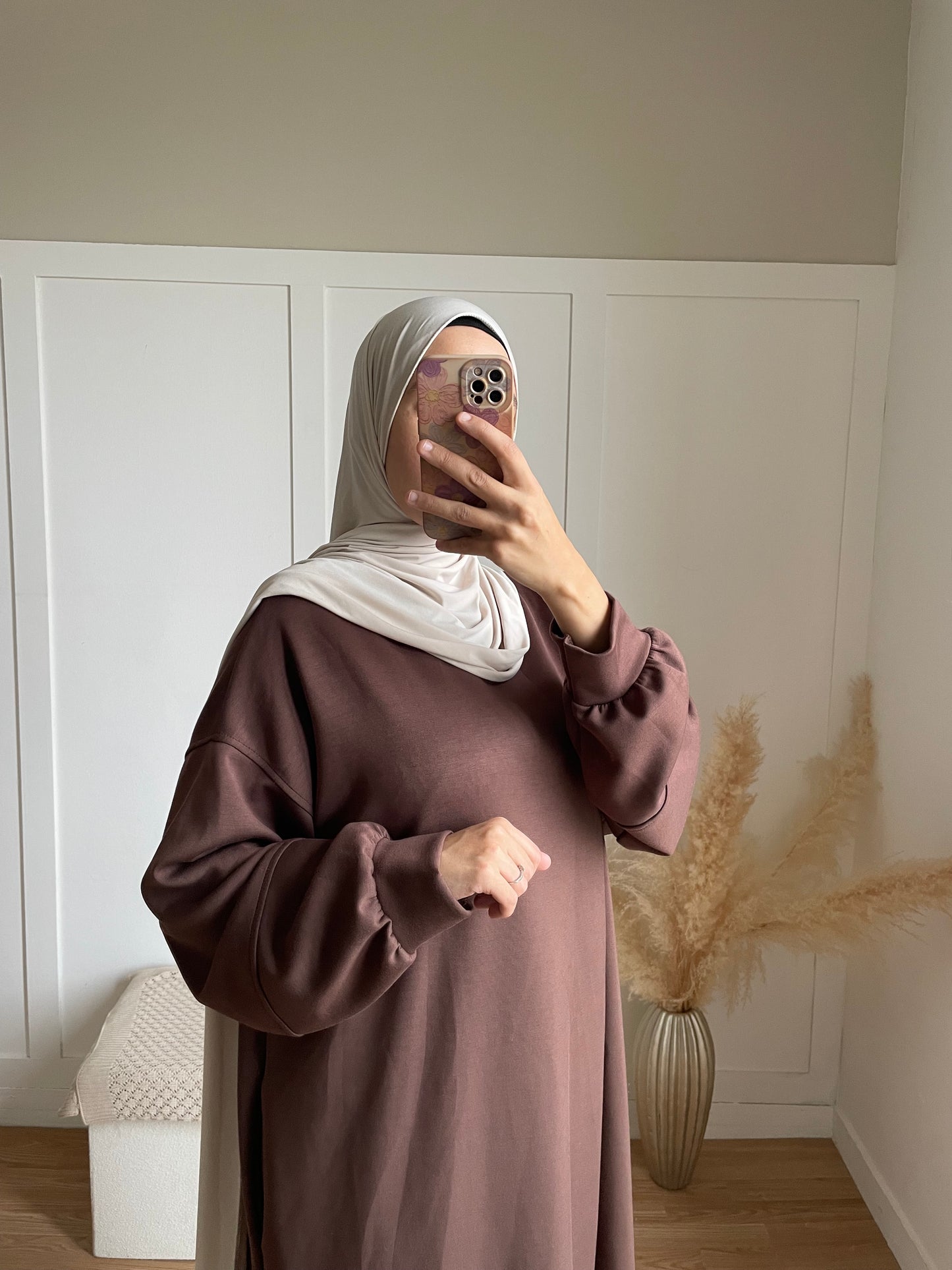 Robe pull Leila | Marron