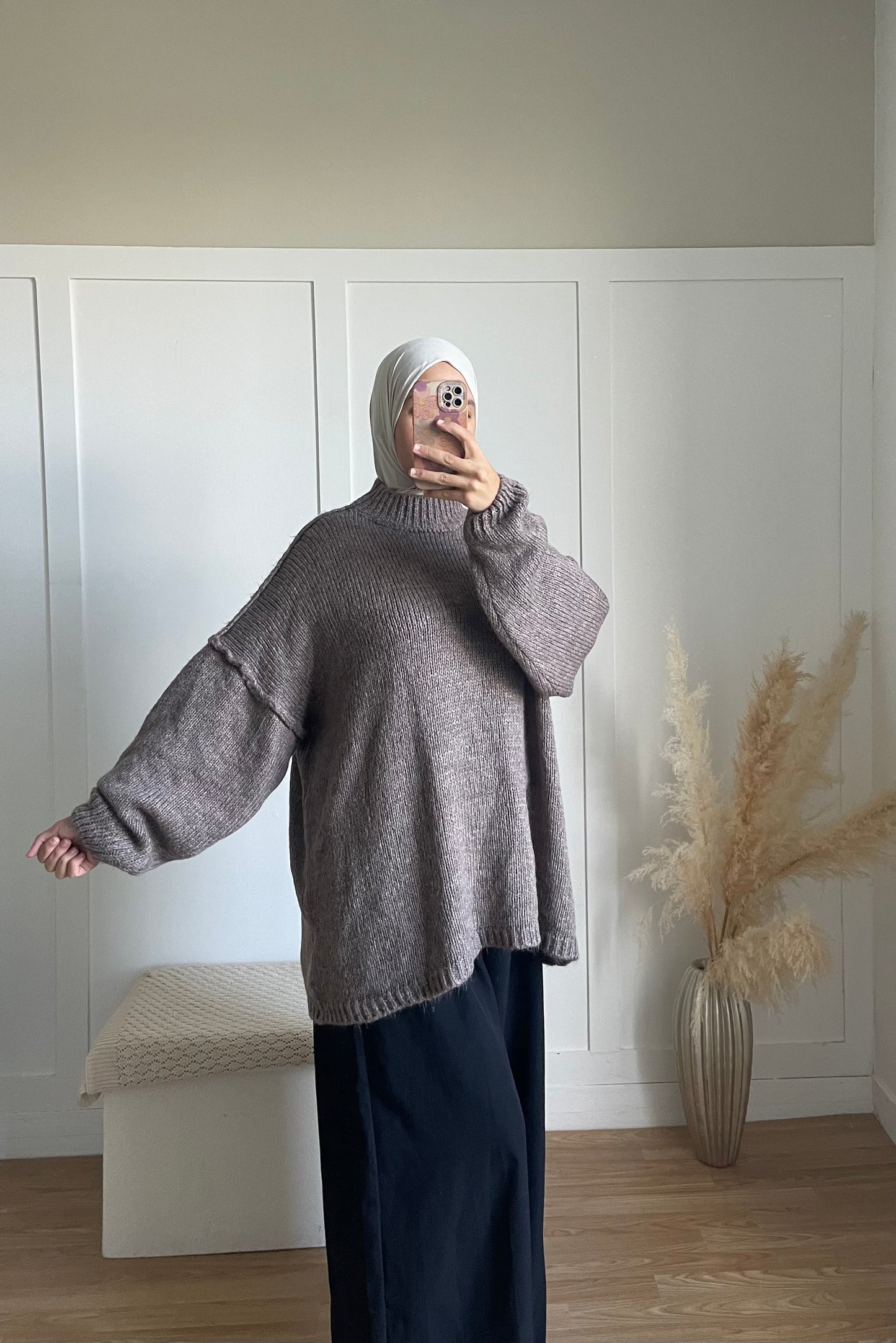 Pull jade | taupe