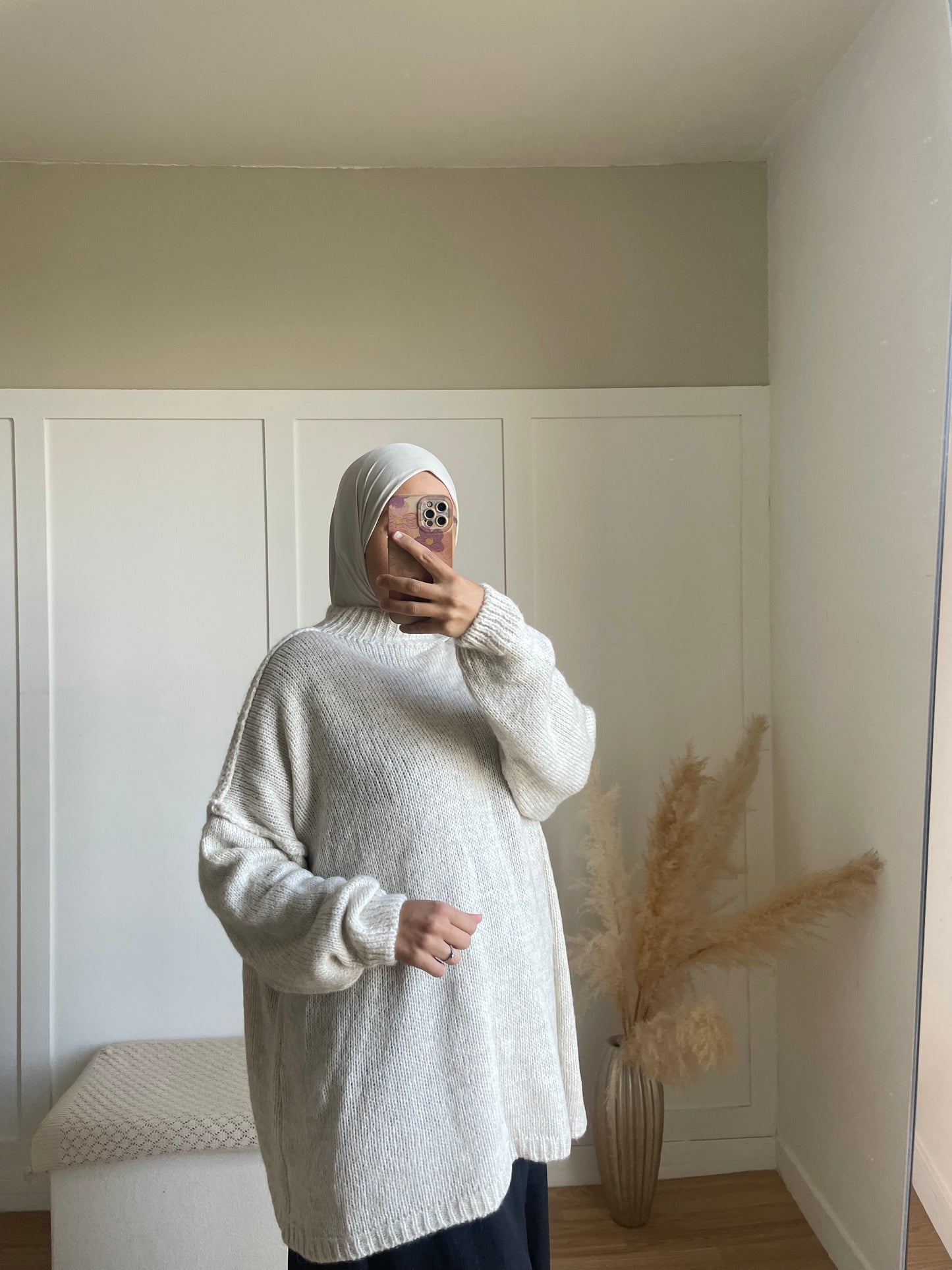 Pull jade | beige