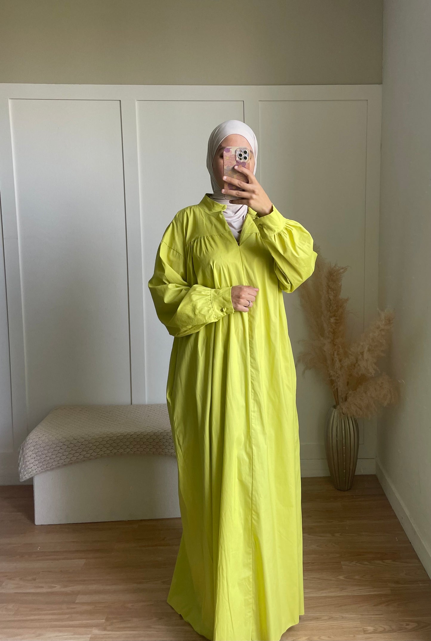 Robe mayssa | Vert clair