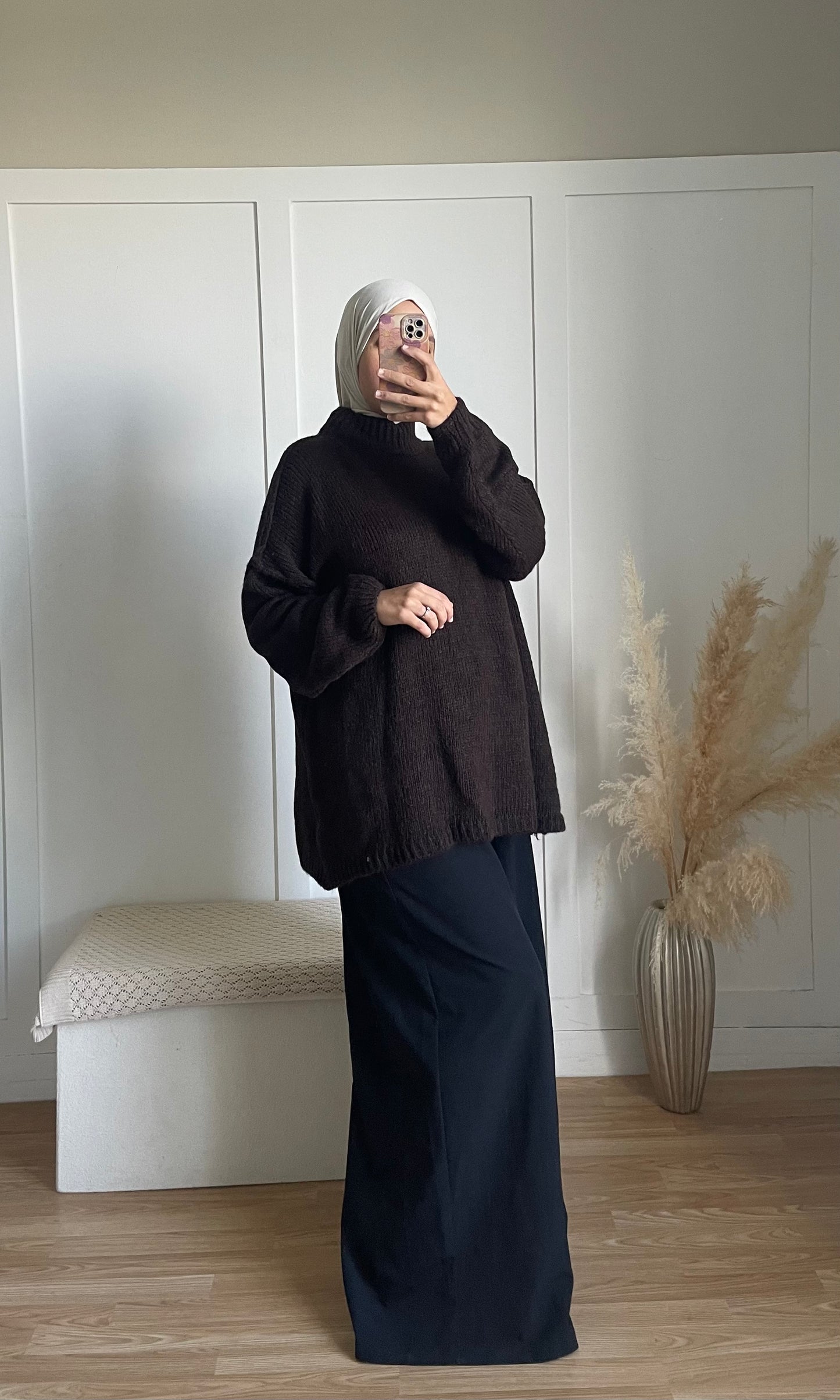 Pull jade | marron