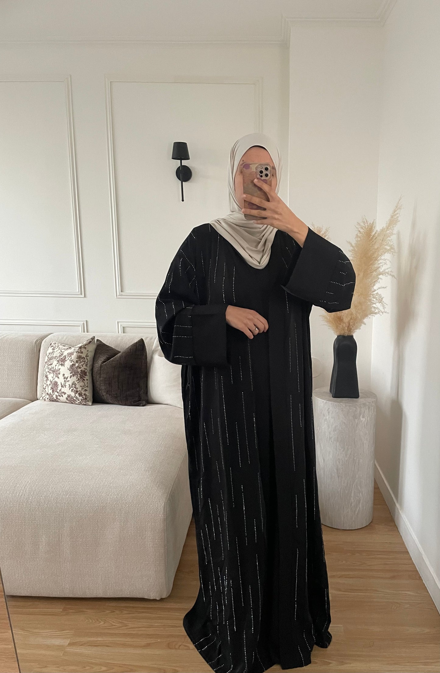 Abaya Amina| Noir