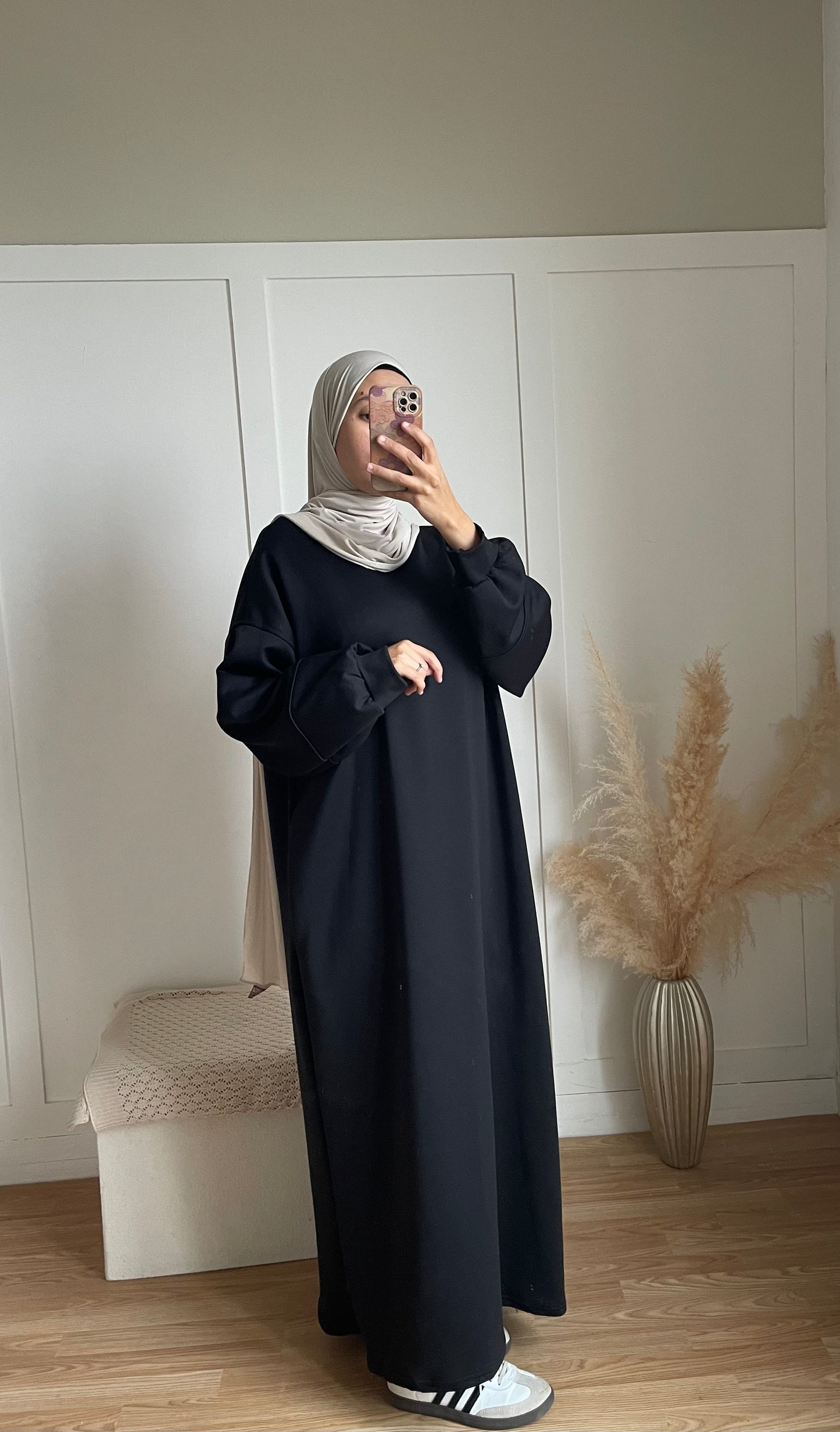 Robe pull Leila | Noir