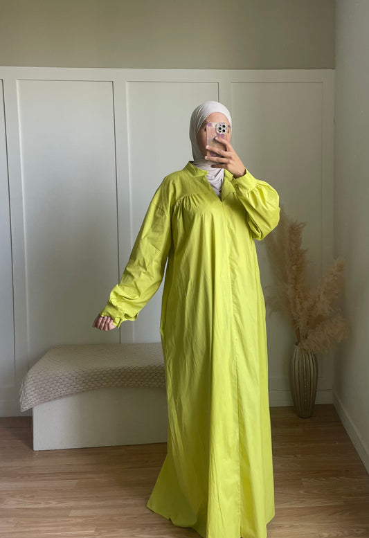 Robe mayssa | Vert clair