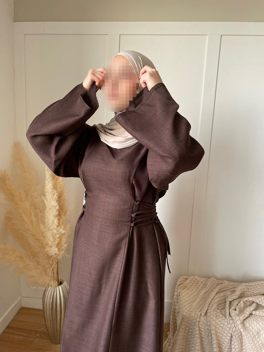 Abaya Yara | Marron