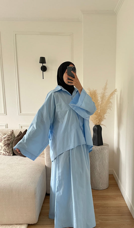 Ensemble Zahra | Bleu