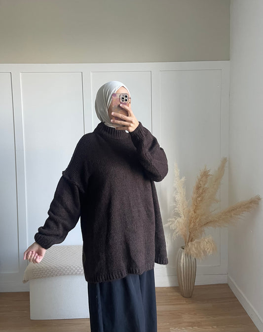Pull jade | marron