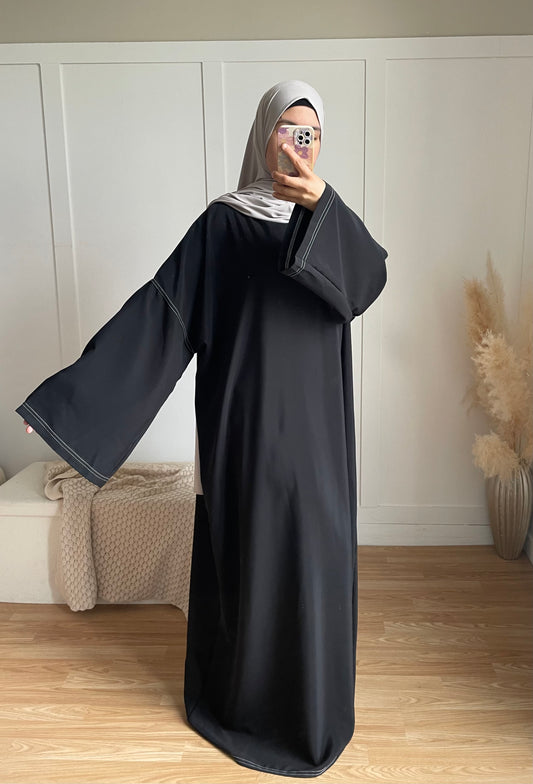 Abaya Rania | Noir