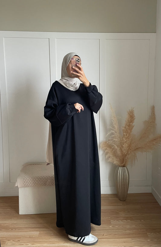 Robe pull Leila | Noir