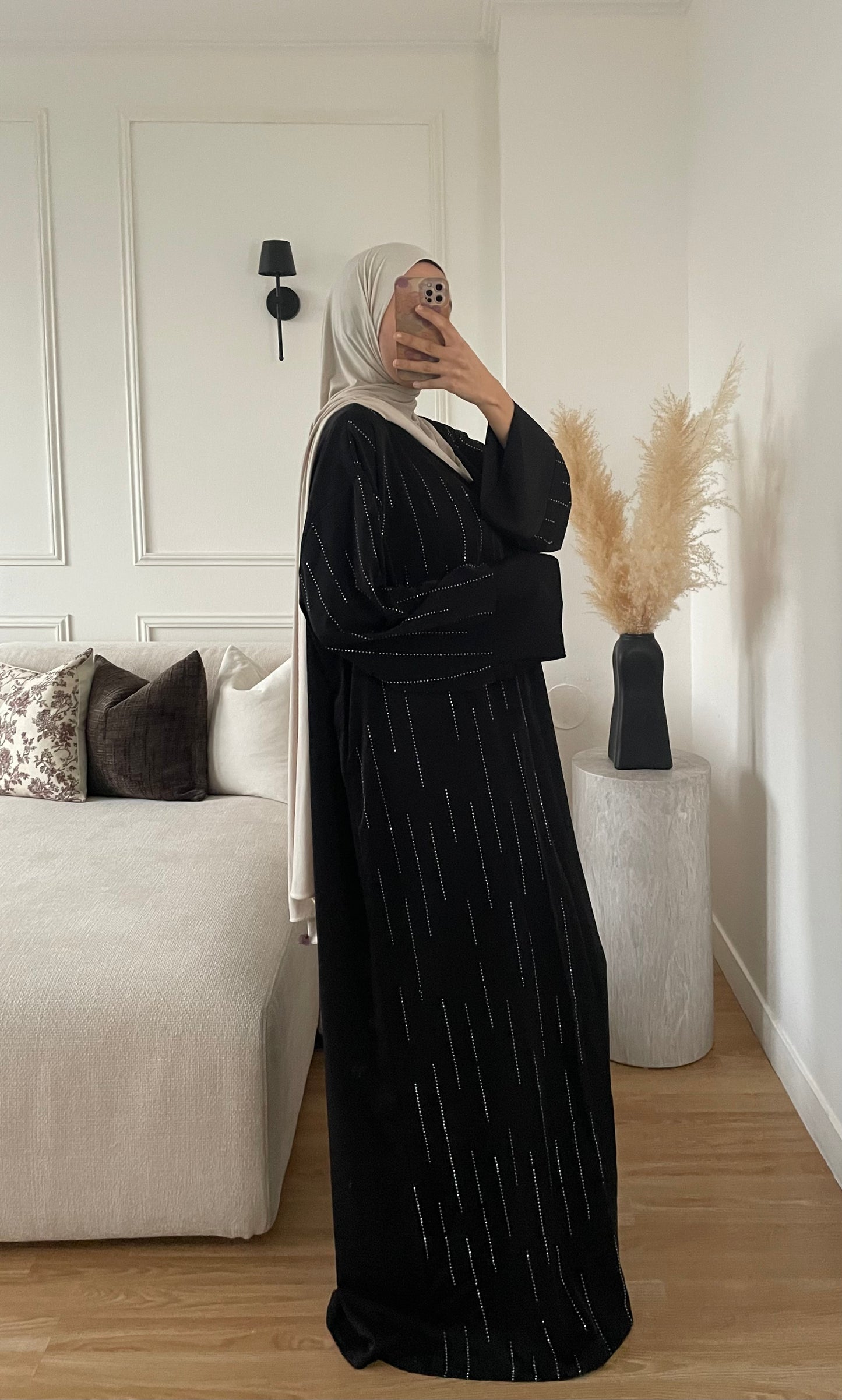 Abaya Amina| Noir