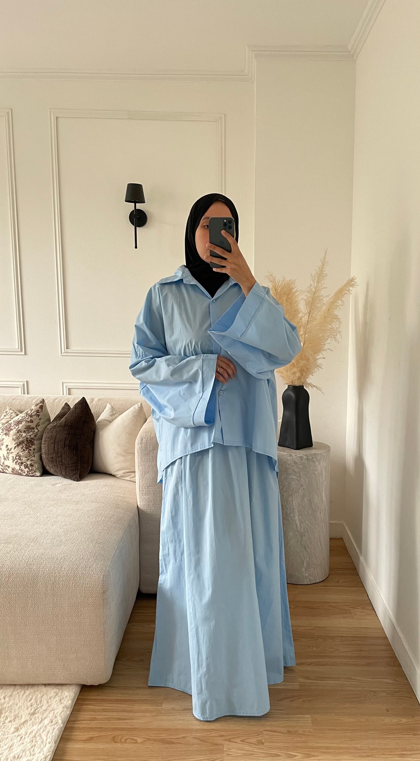 Ensemble Zahra | Bleu