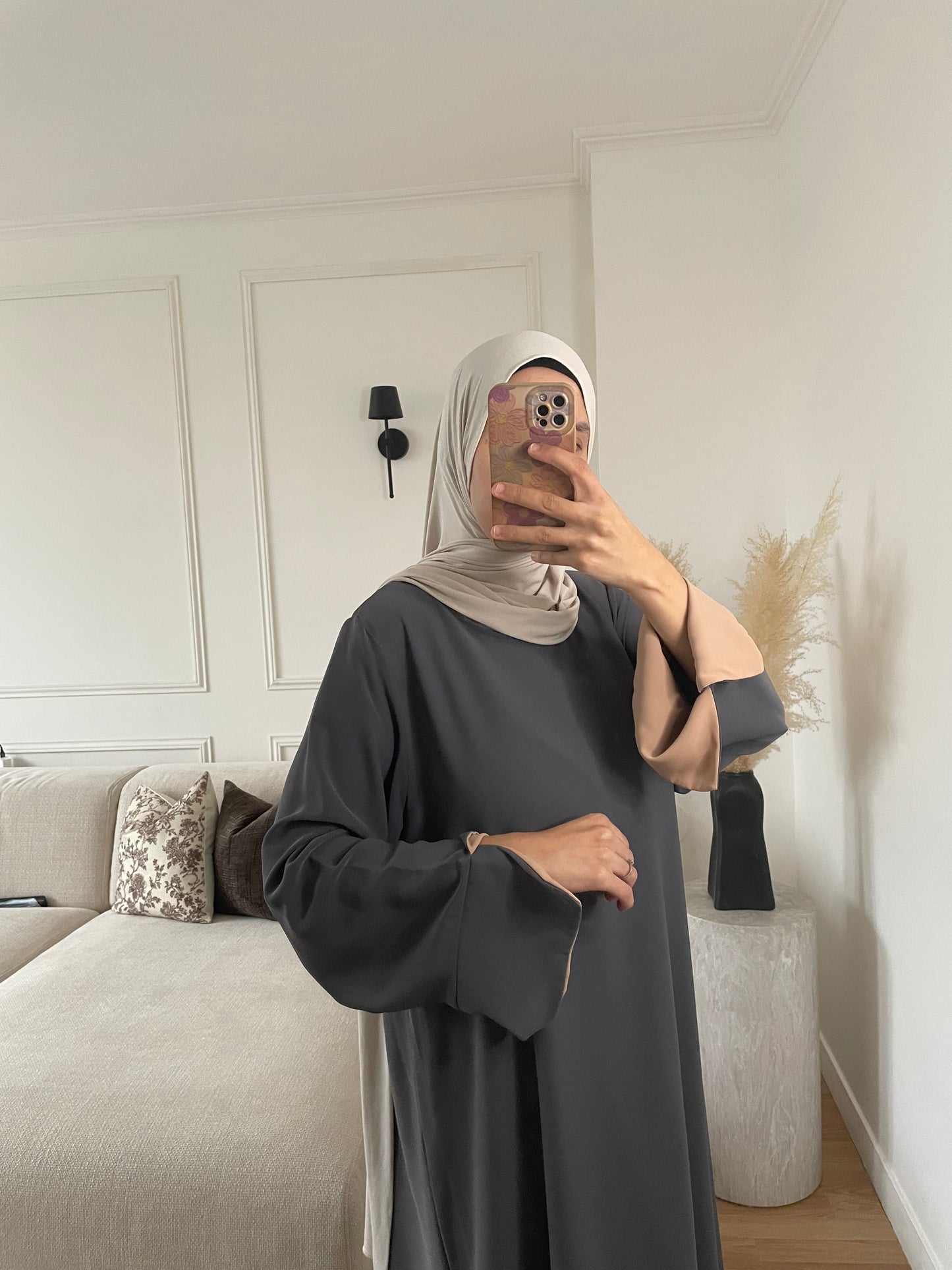 Abaya Sophia | Gris