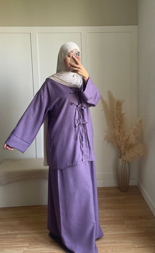 Ensemble jupe Manel | violet