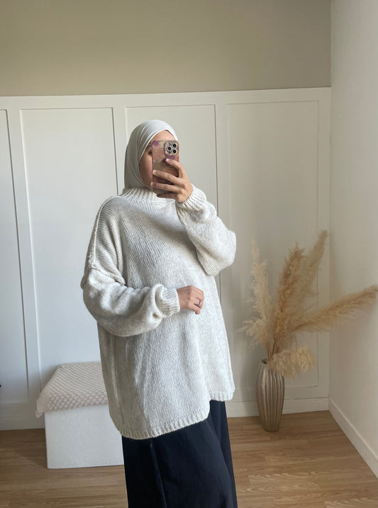 Pull jade | beige