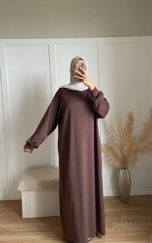 Robe pull Leila | Marron